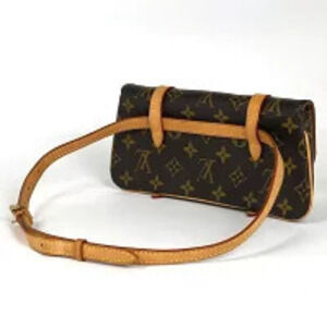 Louis Vuitton Marelle Brown Pochette Waist Monogram Shoulder Bag Clutch Brown